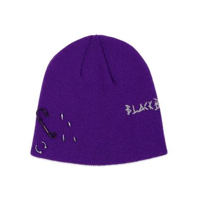 BLACKBLOND BBD Embroth Logo Piercing Mütze (lila)
