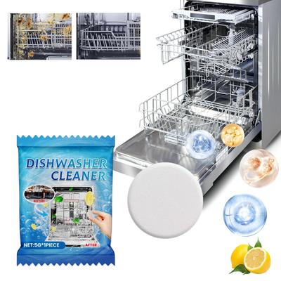 1pcs  Dishwasher Cleaning Tablet Special Dishwashing Block Heavy Dishwasher Cleaning Degreasing & Scale Removing Washing Tablet