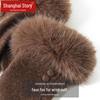 Women's Thickened Wool Warm Gloves