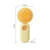 Cartoon Cute Pet Handheld Mini Fan Foldable Portable Usb Rechargeable Apricot/ Pink)