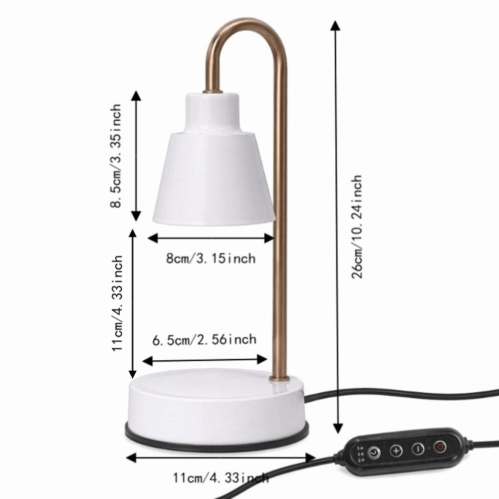 Metallbasis Kerzenlampe Wachsschmelz Schreibtischlampe Vintage Tischlampe Büro