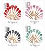 12-Piece Silicone Kitchen Utensil Set with Wooden Handles - Includes Spatula, Slotted Spoon, Frying Spatula, and Baking Tools
