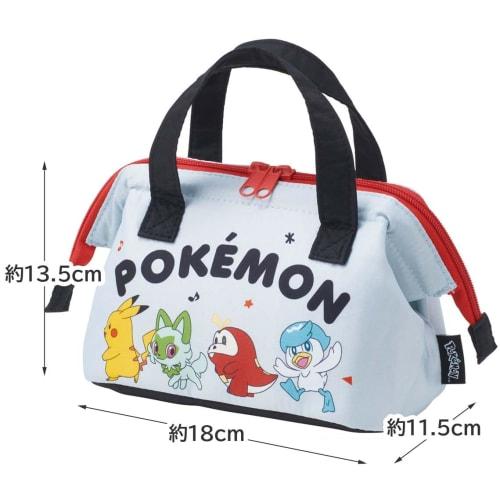 Skater Insulated Lunch Bag, Pouch, Children's Size, For Children's Bento Boxes, Pokemon KGA0