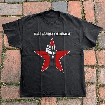 Rage Against The Machine Klassisches Schwarzes Unisex T-Shirt Größe S5XL Unisex T-Shirt