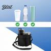 Front Pocket Drink Bag Family Size 4-Compartment with Adjustable Strap Multiple Tumbler Carrier Caddy