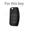 New Tpu Car Key Case Cover For For Ford Focus 2 Mk2 Fiesta Mondeo Galaxy Falcon Territory Ecosport Kuga Escape Keychain Rings