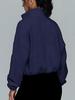 2025 European & American Women's Fleece-Lined Stand-Up Collar Sports Jacket