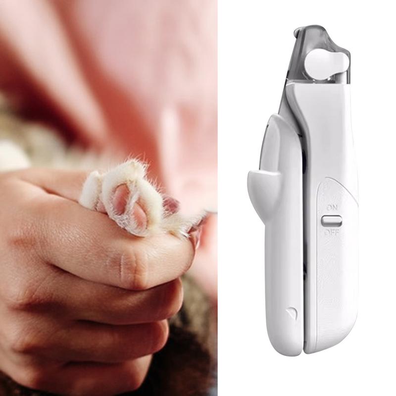 Cat Claw Clippers Stainless Steel Pet Grooming Supplies With LED Light Pet Nail Clippers For Paw Claw Toenail Grooming Home