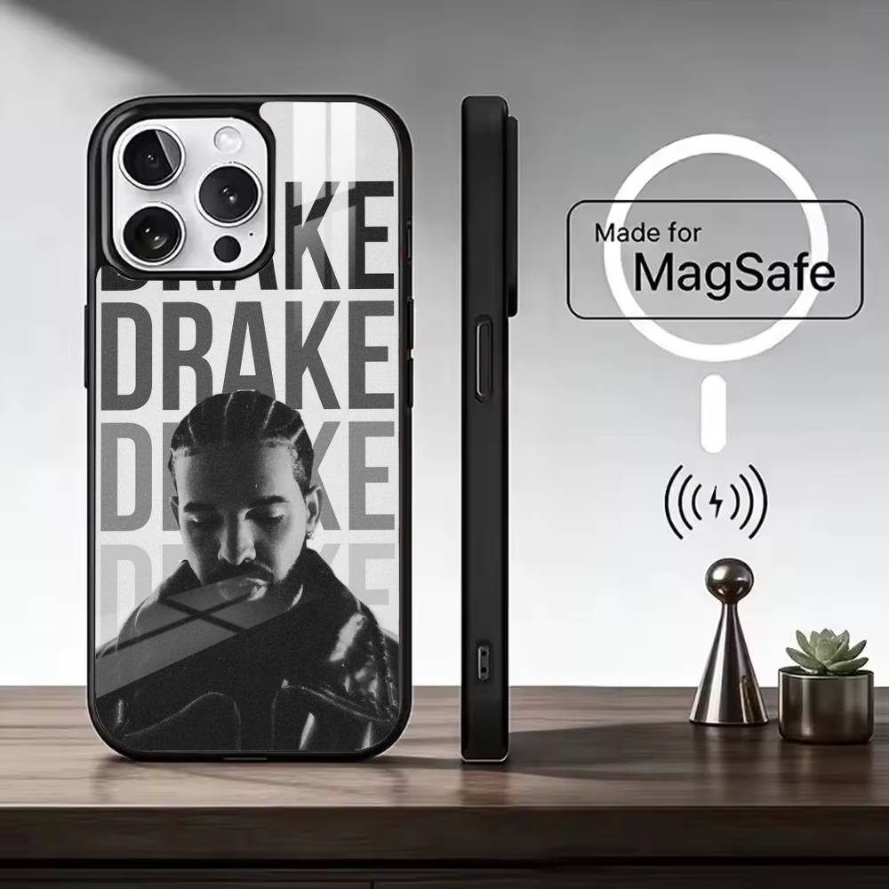 R-Rapper D-Drake Phone Case For iPhone17,16,15,14,13,12,11 Plus,Pro Magnetic with Magsafe Wireless Charging