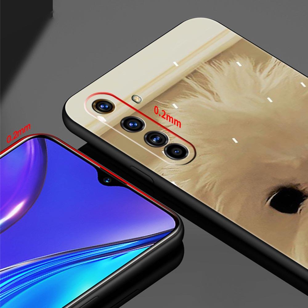 Cute Little Dog Case For Realme C67 C63 C55 C53 C35 C25 C21 GT 2 3 5 6 10 11 12 13 Pro Plus 5G Soft TPU Phone Cover Fundas Capas