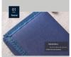 Men's Korean Style Canvas Tri-fold Wallet for Youth and Students