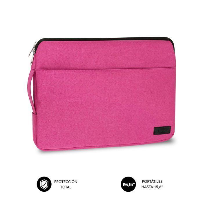 Housse urbaine - SUBBLIM - SUB-LS-0PS0104 - 15,6 pouces - Rose - Polyester