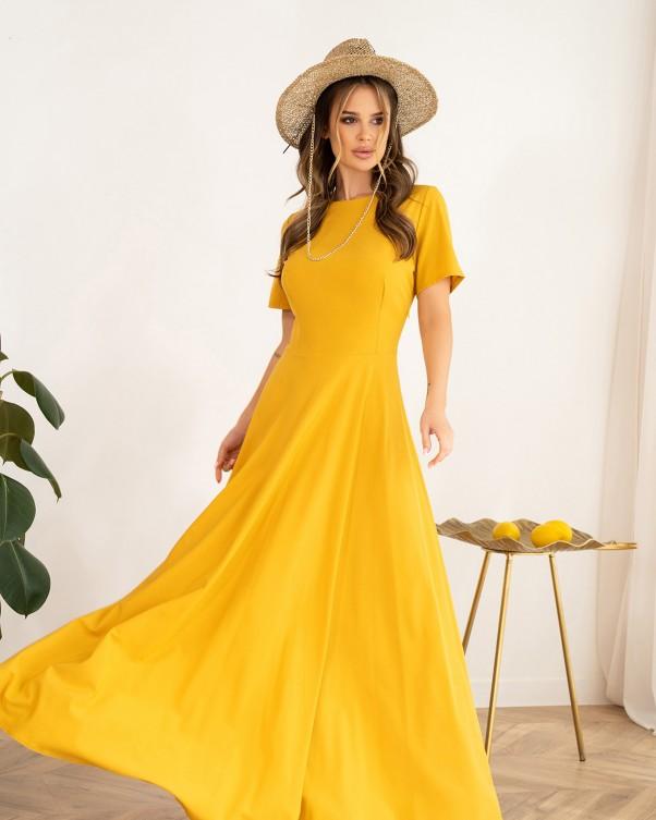 

Класична сукня з короткими рукавами ISSA Plus M зелений