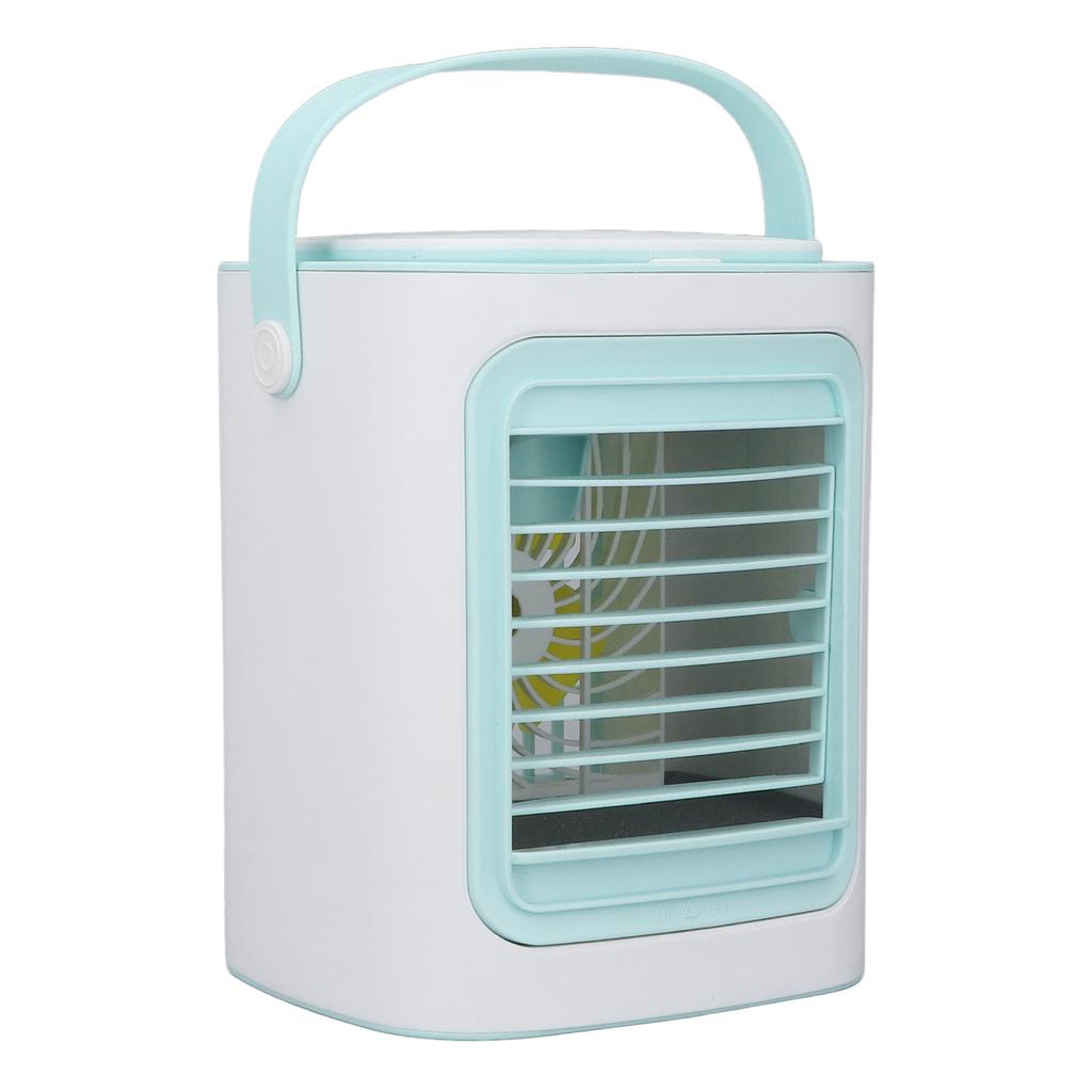 Table Air Cooler Humidification 3 Gear Adjustable Portable Strong Wind USB Port Charging Air Conditioner Fan for Home