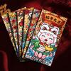6pcs/set Chinese Style Red Envelope Cartoon Money Packet Snake Year Red Pocket  Bonus