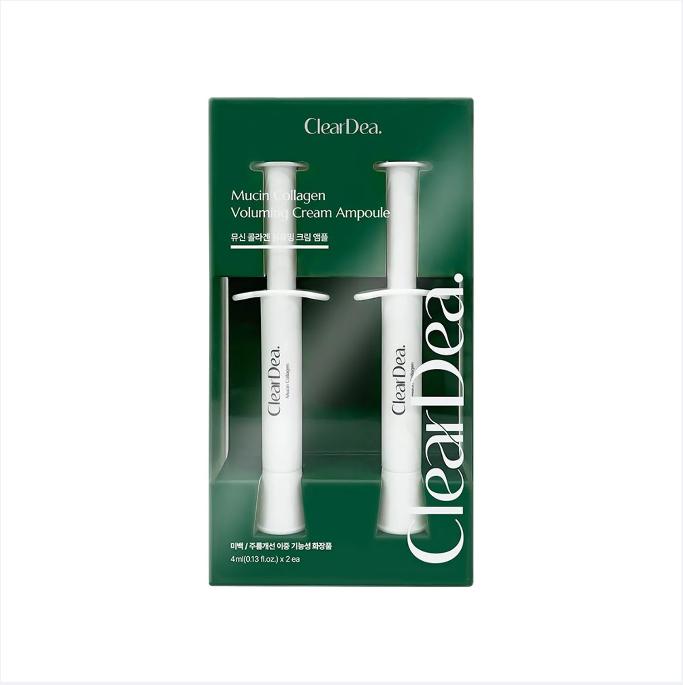 CLEARDEA. Mucin Collagen Voluming Cream Ampoule 4ml*5ea 4ml*2ea