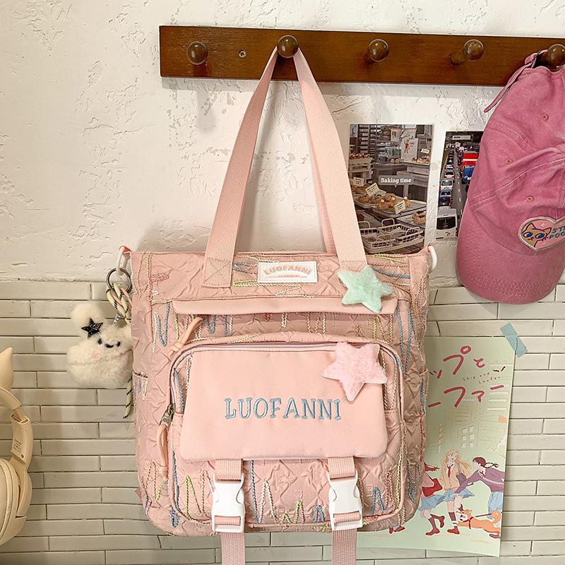 New High-value College Style Fresh and Sweet Backpack Junior High School Students Lightweight Large-capacity Backpack