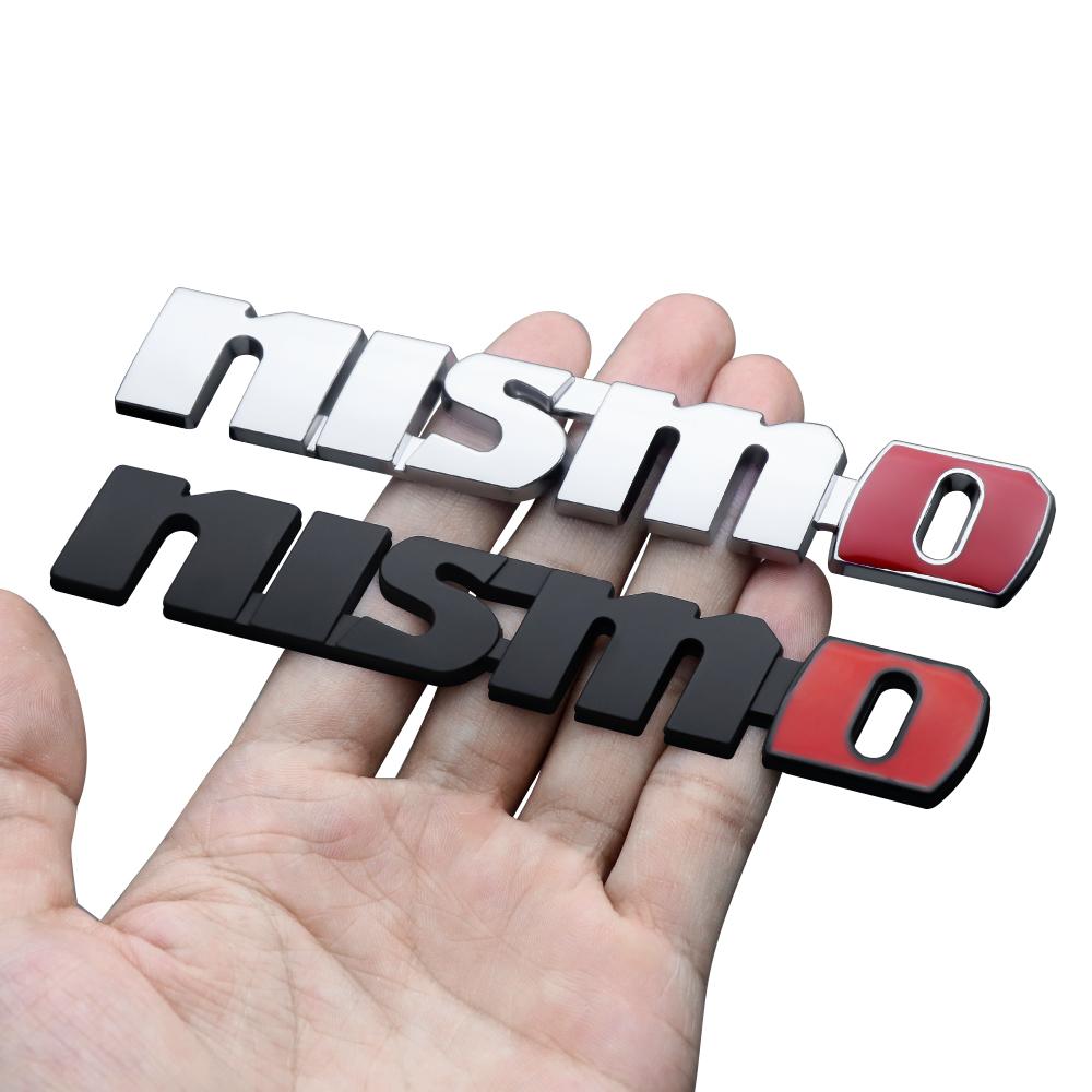 Car Front Rear Tail Trunk Bumper Nismo Emblem Stickers For Nissan Nismo X-trail GTR Qashqai Note Juke Sentra Patrol Navara Micra