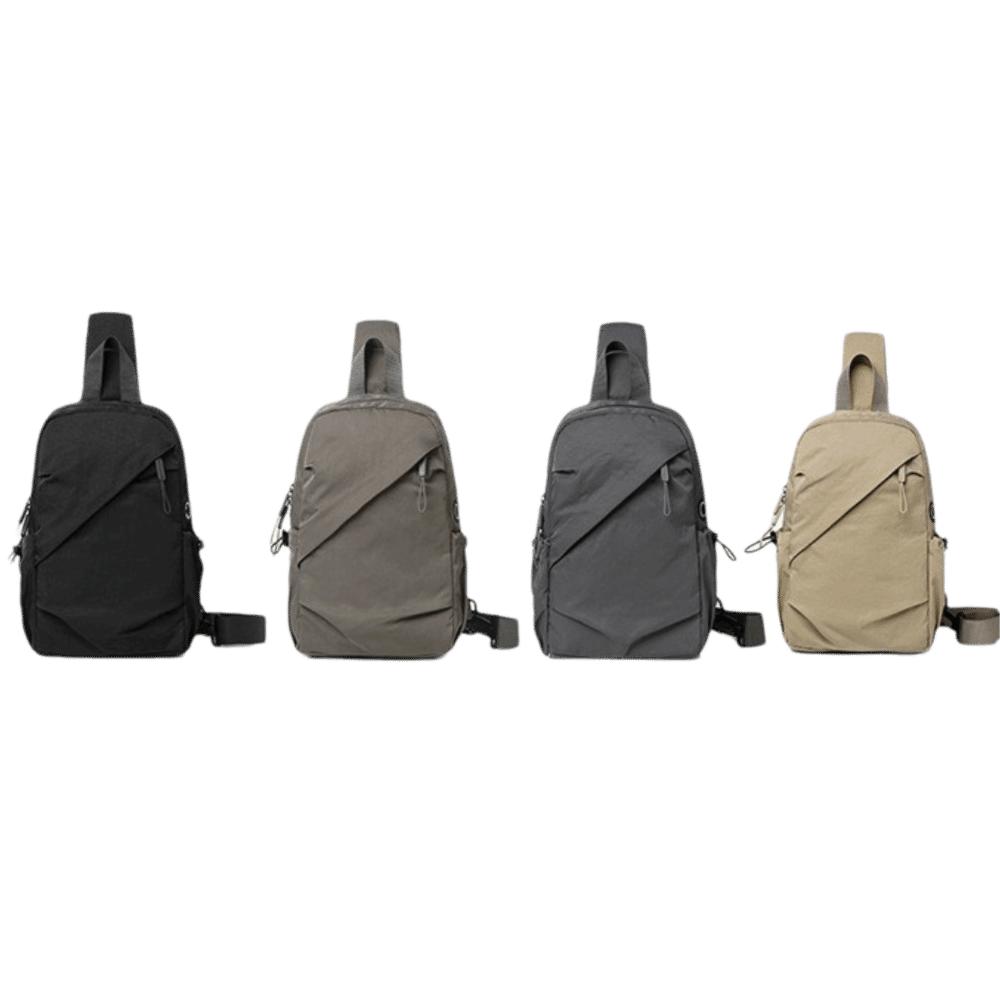 Cloth Phone Bag Solid Color Shoulder Bag Fashion Men Chest Bag Female
