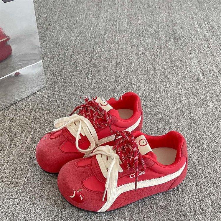 

Popular Barbie pink board shoes women s 2025 new platform white shoes Korean versatile niche shoes Dexun shoes 35