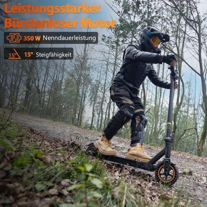 KuKirin S1 Max - Scooter électrique pliable - 500 W - 36 V - 10,4 Ah - 25 km/h - Autonomie 39 km - Roues 8 pouces