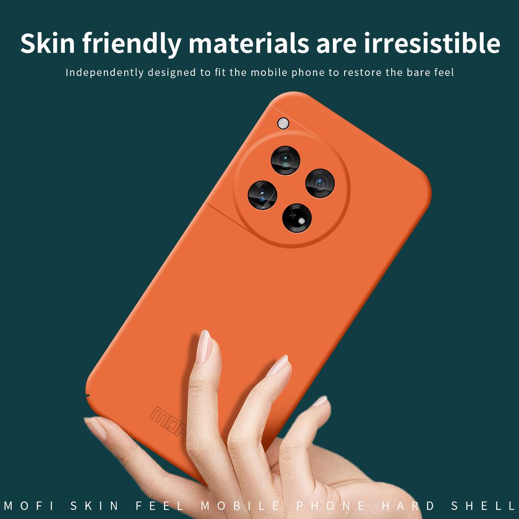 MOFI JK Qin Serie Für OnePlus 12 5G Hülle Matt Kratzfest TPU+Acryl Handy Rückschale