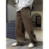 Men's Casual Pants Are Thin, Spring and Autumn Pendant Feeling Mopping Floor Straight Pants, Casual Long Pants