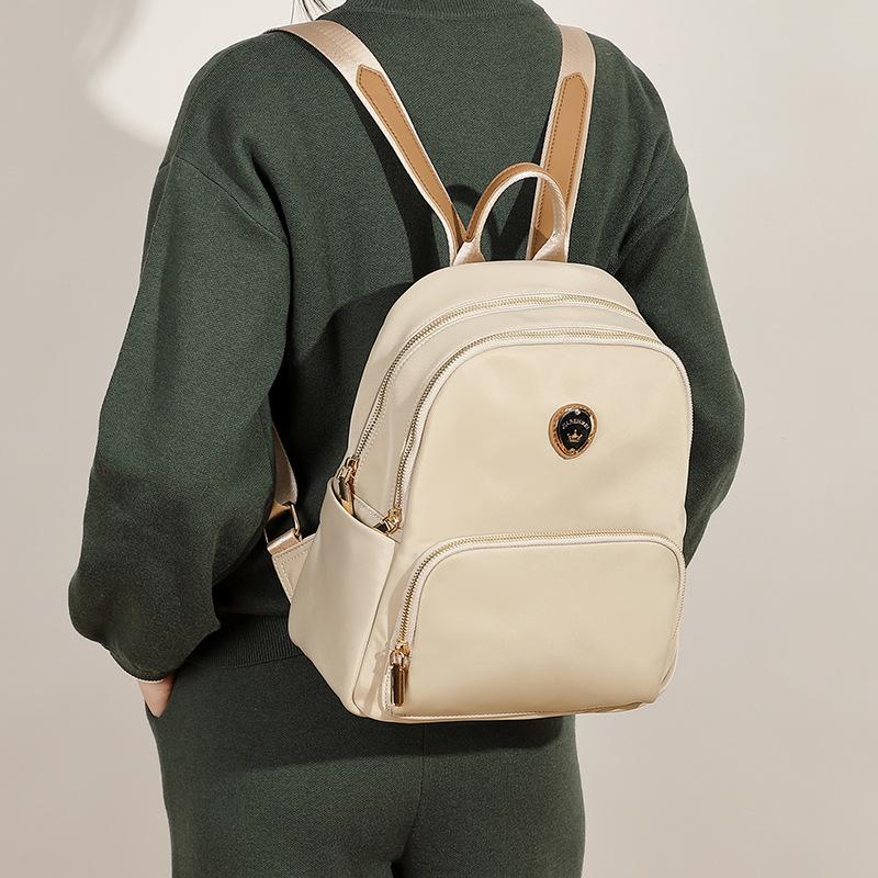 Backpack Oxford Cloth Simple Korean Version Lightweight Women's Summer New Trendy Versatile Schoolbag Large Capacity Commuting Backpack