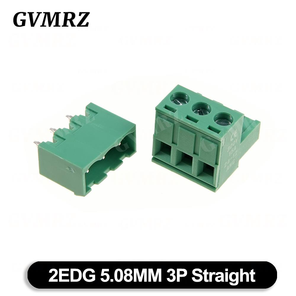 5Set/lot KF2EDGK Terminal Block Male Female 5.08 mm Plug-in Seal PCB Connector 2EDG PCB 2P 3P 4P 5P 6P 7P 8P 9P 10P 12P