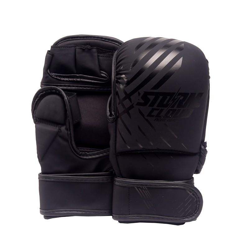 Guantoni da Sparring MMA StormCloud Lynx Nero-Nero 7oz XL