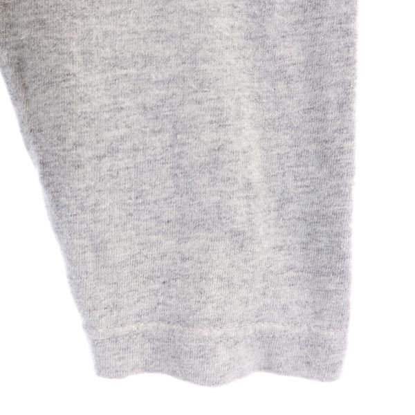 TOGA VIRILIS Long sleeve T-shirt 44 Gray x Red x Blue Men's Used