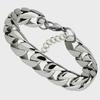 Men's European and American 3.2mm Titanium Stainless Steel Flat Bracelet