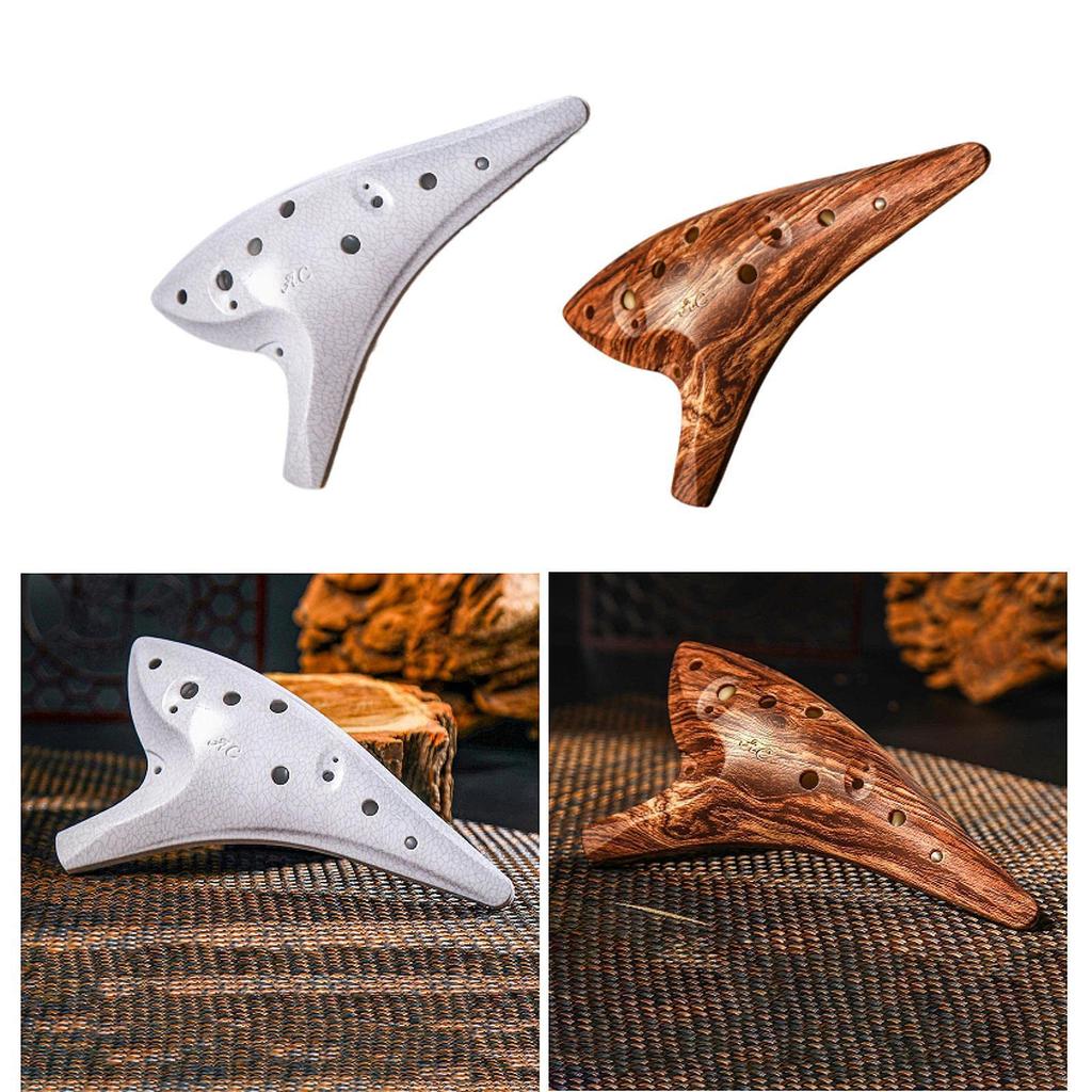 Ocarina Instrument Alto C mit Aufbewahrungstasche für Musikliebhaber Anfänger Erwachsene