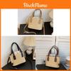 Summer Korean Woven Handbag With Pu Material For Casual Vacation Women