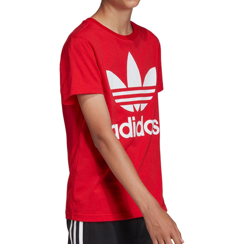 adidas Originals Trefoil T Shirt Red Unisex ED7795