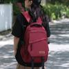 Einfarbiger Studenten-Schulrucksack Damen Große Kapazität Reise-Rucksack Herren Computer-Rucksack
