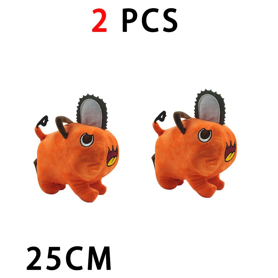 10-40cm Anime Chainsaw Man Dolls Plush Toy Cartoon Pochita Orange Dog Pillow Stuffed Soft Toy for Kids Birthday Gift