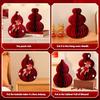 3D Honeycomb Balls Ornaments Red Gourd Housewarming Wedding Room Decoration Carft  Chinese New Year Spring Festival Decor