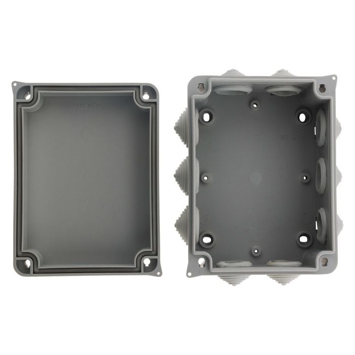 Boîte dérivation ip54 à visser 1/4 de tour 150 x 110 x 70mm - zenitech