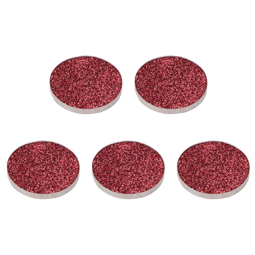 5Pcs Single Eyeshadow Compact Long Lasting DIY Single Color Eyeshadow for Eye Makeup Supplies J14