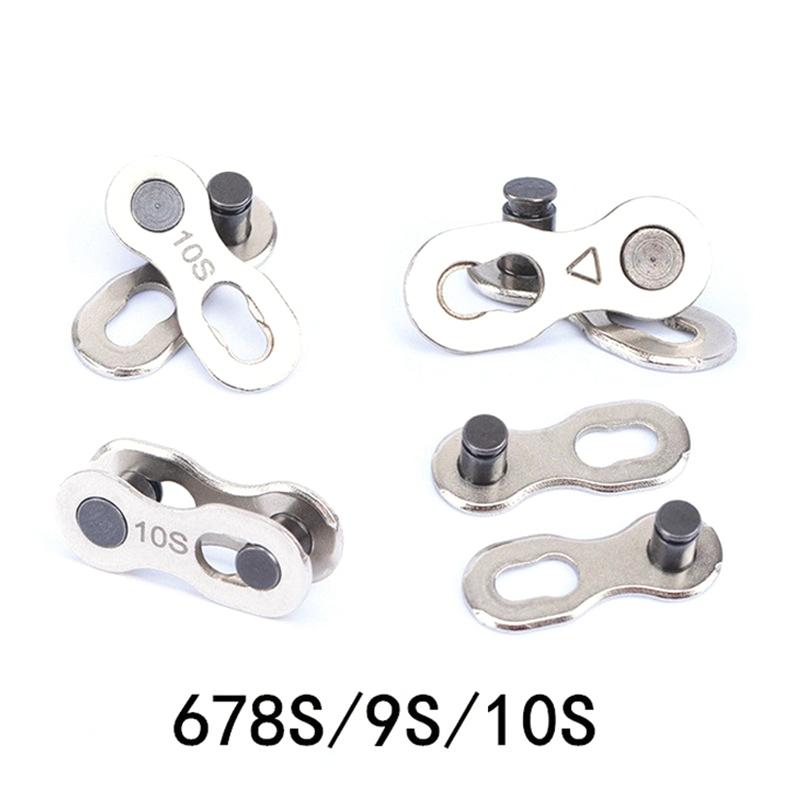 A Pair Mountain Road Bike Chain Magic Buckle 8S/9/10/11/12 Speed Chain Quick Release Buckle