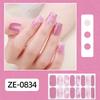 Trendy Nails Polish Wraps Gels Nail Strips French Tip Gels Nail Sticker Gradient Gels Nail Wraps Nail Art Decoration