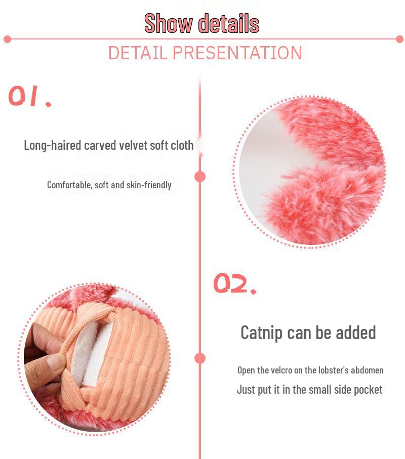 Electric Bouncing Shrimp & Lobster Pet Toy - USB Rechargeable Teaser for Cats & Dogs