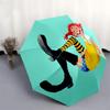 1pc Pippi Longstocking Themed High-quality Umbrella,Automatic Opening and Closing Umbrella,Multi-functional Umbrella G0811026