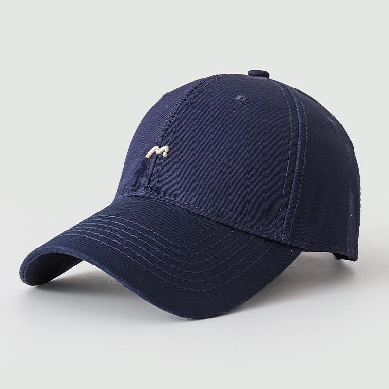 Vintage embroidered baseball hat women's spring and summer fashion versatile sun protection visor outdoor sports cap