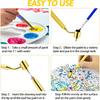 Slanting Fine Line Painting Pen Fluid Writer Pen Car Scratch Repair Aluminum Fineliners Paint Applicator Pen Drawing Tools