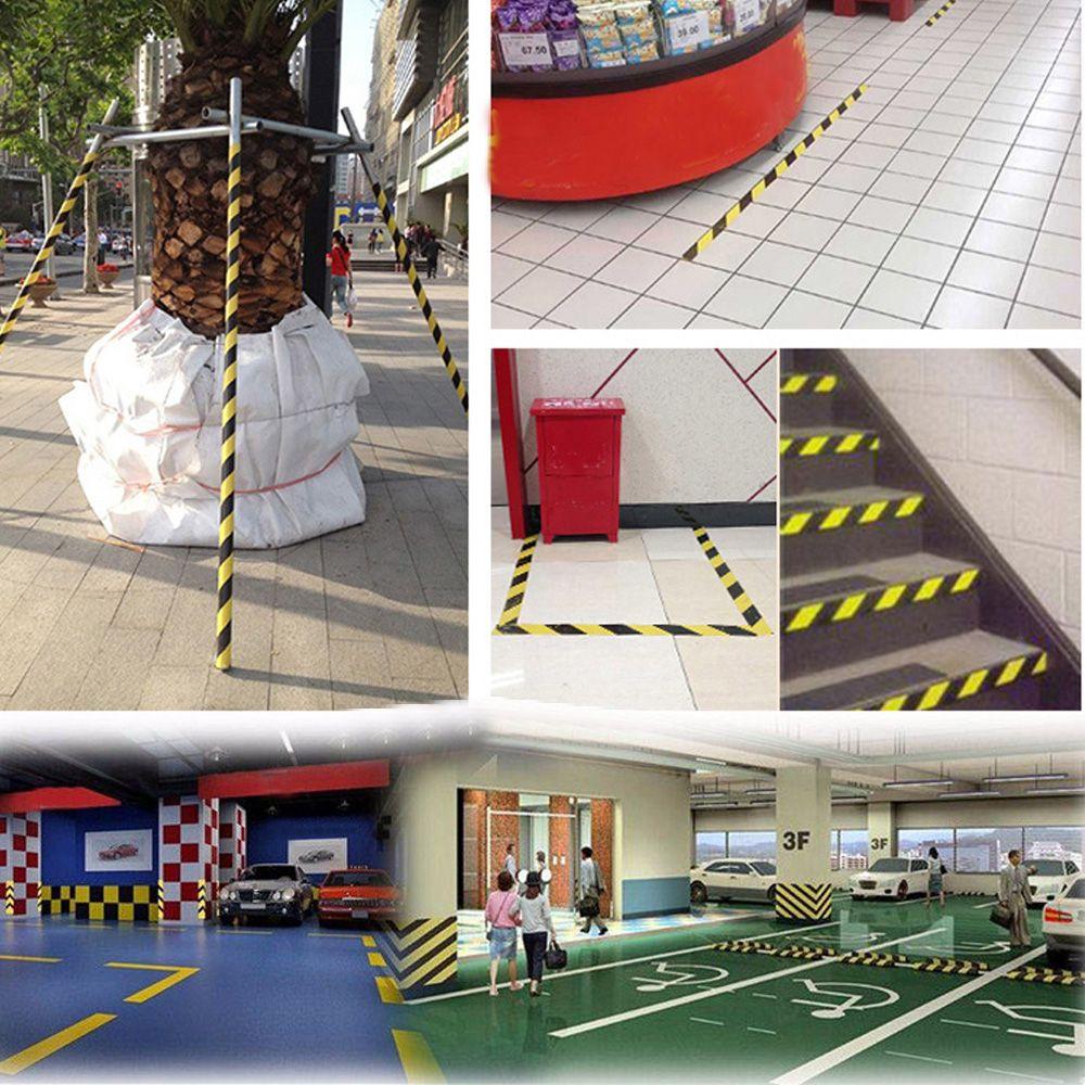 Roadway Safety Garage Barrier Remind Marking Tape Hazard Warning Strips Danger Caution Sticker