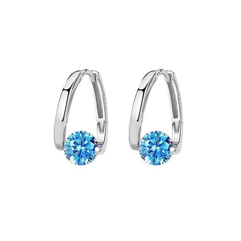 925 Silver Needle Korean Fashion Crystal Flower Earrings For Women Jewelry Trending New Luxury Zircon Flowers Stud Earrings