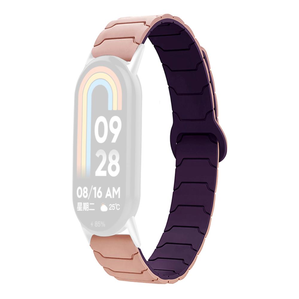 Watch Band for Xiaomi Smart Band 10/9/8 Silicone Magnetic Replacement Strap