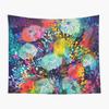 Country Style Abstract Floral Tapestry Spring Flower Tapestry Colorful Scenery Wall Hanging for House Bedroom Living Room Decor